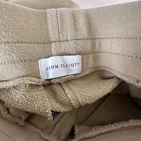 John Elliott Lieutenant Khaki Escobar Drawstring Banded Jogger Zip Pockets 2 - Picture 10 of 16